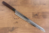 Jikko White Steel No.2 Kiritsuke Yanagiba  330mm Shitan Handle - Japannywholesale