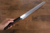 Jikko White Steel No.2 Kiritsuke Yanagiba  330mm Shitan Handle - Japannywholesale