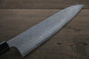 Nao Yamamoto VG10 Black Damascus Gyuto Japanese Knife 210mm Shitan Handle - Japannywholesale