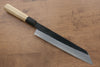 Kikuzuki White Steel No.2 Black Finished Kiritsuke Gyuto  240mm Magnolia Handle - Japannywholesale