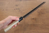 Kikuzuki White Steel No.2 Black Finished Kiritsuke Gyuto  240mm Magnolia Handle - Japannywholesale