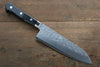 Takamura Knives VG10 Hammered Santoku  170mm with Black Pakka wood Handle - Japannywholesale