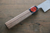 Shigeki Tanaka Blue Steel No.2 Damascus Petty-Utility  150mm Walnut Handle - Japannywholesale