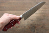 Takamura Knives SG2 Santoku  170mm with Red Pakka wood Handle - Japannywholesale