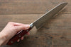 Takamura Knives SG2 Santoku  170mm with Red Pakka wood Handle - Japannywholesale