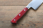 Takamura Knives SG2 Santoku  170mm with Red Pakka wood Handle - Japannywholesale