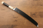 Jikko Silver Steel No.3 Sakimaru Yanagiba  300mm Ebony with Ring Handle - Japannywholesale