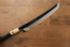 Jikko Silver Steel No.3 Sakimaru Yanagiba  300mm Ebony with Ring Handle - Japannywholesale