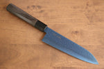 Seisuke SK-85 Ion plating Hammered Santoku  180mm Gray Pakka wood Handle - Japannywholesale