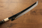 Jikko Silver Steel No.3 Sakimaru Yanagiba  330mm Ebony with Ring Handle - Japannywholesale