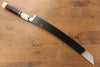 Jikko Silver Steel No.3 Sakimaru Yanagiba  360mm Ebony with Ring Handle - Japannywholesale