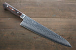 Seisuke VG10 17 Layer Damascus Gyuto  240mm Mahogany Handle - Japannywholesale