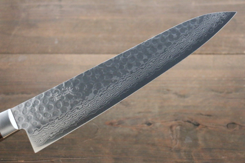 Seisuke VG10 17 Layer Damascus Gyuto  240mm Mahogany Handle - Japannywholesale