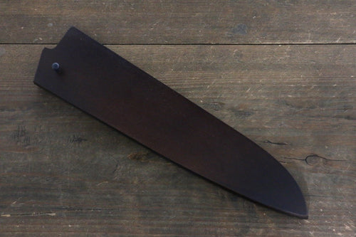 Brown Saya Sheath for Gyuto Knife with Plywood Pin 210mm - Japannywholesale