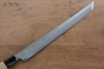 Kikuzuki Blue Steel No.1 Damascus Sakimaru Takohiki  270mm Magnolia Handle - Japannywholesale