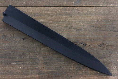 Black Saya Sheath for Yanagiba Sashimi Knife with Plywood Pin - Japannywholesale