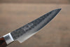 Seisuke VG10 17 Layer Damascus Petty-Utility  80mm Mahogany Handle - Japannywholesale