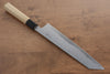 Kikuzuki Blue Steel No.1 Damascus Kiritsuke Gyuto  240mm Magnolia Handle - Japannywholesale