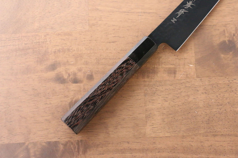 Sakai Takayuki Kurokage VG10 Hammered Teflon Coating Sujihiki  240mm Wenge Handle - Japannywholesale