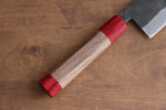 Seisuke Kurumi Blue Steel Kurouchi Usuba  165mm Walnut(With Double Red Pakka wood) Handle - Japannywholesale