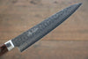 Seisuke VG10 17 Layer Damascus Petty-Utility  135mm Mahogany Handle - Japannywholesale