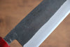 Seisuke Kurumi Blue Steel Kurouchi Santoku  165mm Walnut(With Double Red Pakka wood) Handle - Japannywholesale