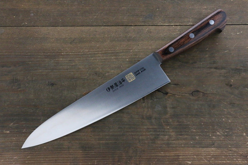 Iseya Molybdenum Gyuto  210mm Mahogany Handle - Japannywholesale