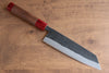 Seisuke Kurumi Blue Steel Kurouchi Bunka  180mm Walnut(With Double Red Pakka wood) Handle - Japannywholesale