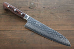 Seisuke VG10 17 Layer Damascus Santoku  180mm Mahogany Handle - Japannywholesale