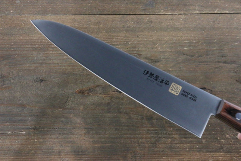 Iseya Molybdenum Gyuto  210mm Mahogany Handle - Japannywholesale