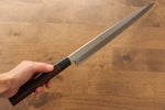 Jikko Silver Steel No.3 Yanagiba  330mm Shitan Handle - Japannywholesale