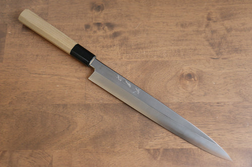 Sakai Kikumori VG10 Mirrored Finish Yanagiba  240mm Magnolia Handle - Japannywholesale