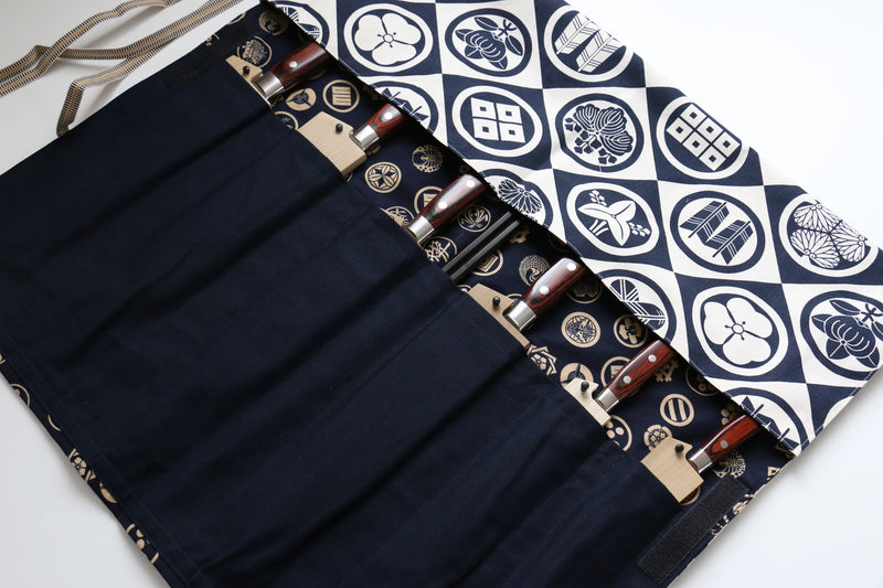 Japanese Style Knife Roll Konkamon-Ura-konkamon 7 Pockets - Japannywholesale