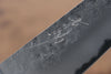 Seisuke Blue Steel No.2 Nashiji Kiritsuke Santoku  195mm Blue Pakka wood Handle - Japannywholesale