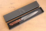 Seisuke Swedish Steel Petty Mahogany Handle&Black Towel Gift set - Japannywholesale