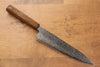 Seisuke ZA-18 Mirrored Finish Damascus Gyuto  210mm Oak Handle - Japannywholesale