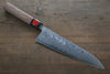 Shigeki Tanaka Blue Steel No.2 Damascus Gyuto  210mm Walnut Handle - Japannywholesale