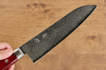 Seisuke VG10 33 Layer Mirrored Finish Damascus Santoku  180mm Red Pakka wood Handle - Japannywholesale