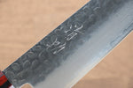 Seisuke VG10 Damascus Santoku  180mm Black Pakka wood Handle - Japannywholesale