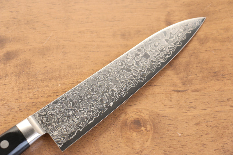 Seisuke Kagami AUS10 Mirrored Finish Damascus Gyuto  180mm Black Pakka wood Handle - Japannywholesale