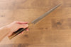 Seisuke White Steel No.2 Gyuto  240mm Burnt Oak (Mehakkaku) Handle - Japannywholesale