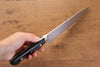 Seisuke Kagami AUS10 Mirrored Finish Damascus Gyuto  180mm Black Pakka wood Handle - Japannywholesale