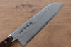 Kanetsune VG1 17 Layer Damascus Santoku  165mm Mahogany Handle - Japannywholesale