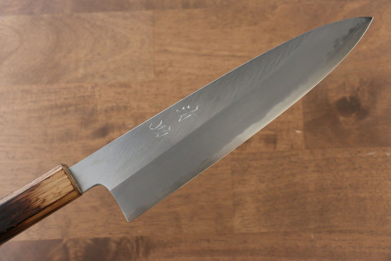 Seisuke White Steel No.2 Gyuto  210mm Burnt Oak (Mehakkaku) Handle - Japannywholesale