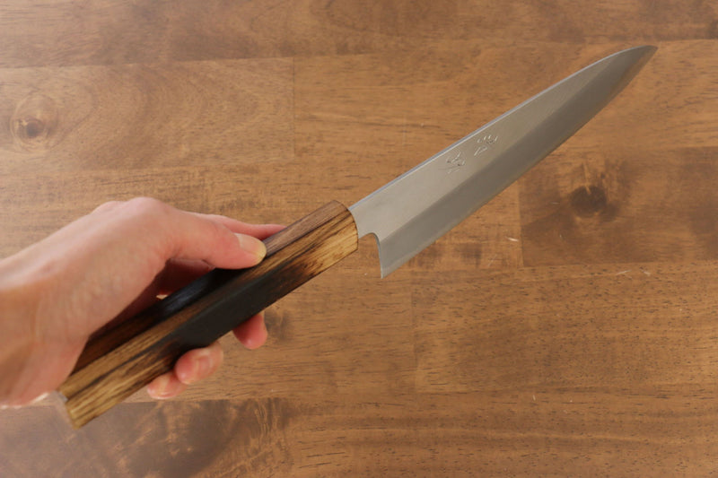 Seisuke White Steel No.2 Gyuto  210mm Burnt Oak (Mehakkaku) Handle - Japannywholesale