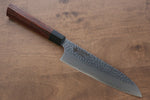 Seki Kanetsugu Heptagon Wood VG10 Hammered Santoku  170mm Pakka wood (heptagonal) Handle - Japannywholesale