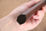 Seki Kanetsugu Heptagon Wood VG10 Hammered Santoku  170mm Pakka wood (heptagonal) Handle - Japannywholesale