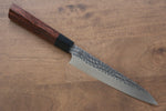 Seki Kanetsugu Heptagon Wood VG10 Hammered Petty-Utility  150mm Pakka wood (heptagonal) Handle - Japannywholesale