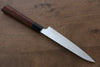 Seki Kanetsugu Heptagon Wood VG10 Hammered Petty-Utility  150mm Pakka wood (heptagonal) Handle - Japannywholesale