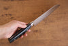 Seisuke Saiun VG10 Damascus Santoku  170mm Black Micarta Handle - Japannywholesale